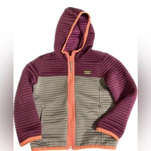 Kids size 4 LL Bean zip up.